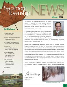 Icon of Sycamore Township Newsletter Winter 2011